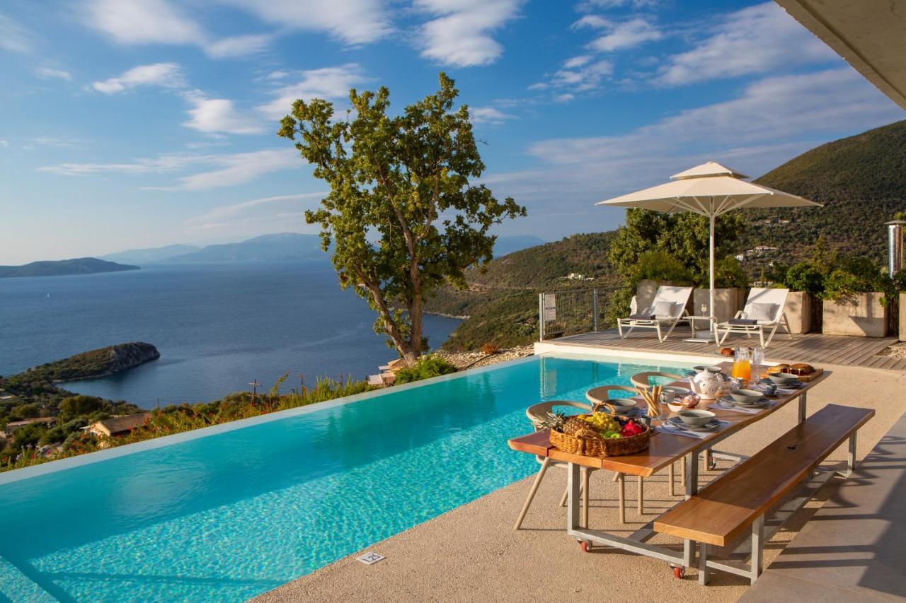 Villa Sirina Of Blue Caves Complex With Amazing View Gurantees Calm And Mind Relaxation Sívota Exterior foto