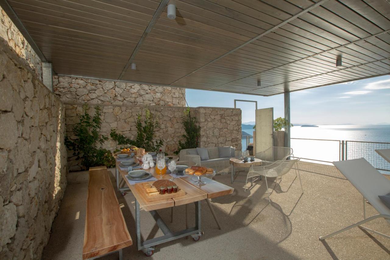 Villa Sirina Of Blue Caves Complex With Amazing View Gurantees Calm And Mind Relaxation Sívota Exterior foto